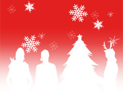 【壁紙サンプル】クリスマス限定壁紙