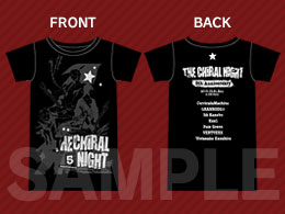 【画像】「THE CHiRAL NIGHT 5th ANNIVERSARY」ライブTシャツ