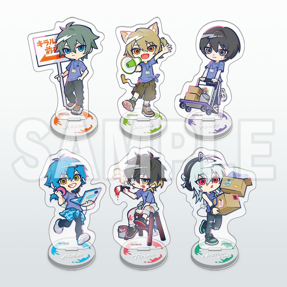 「THE CHiRAL NIGHT 前夜祭 ミニアクリルスタンドコレクション」サンプル画像